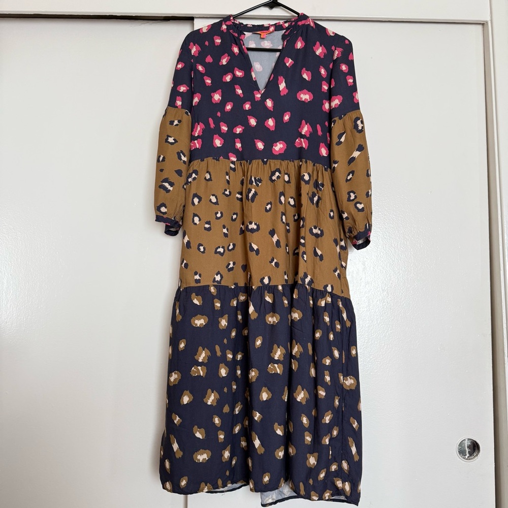 Anthropologie Vilagallo Tammy Midi Dress